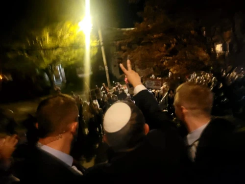 Israeli National Security Minister Itamar Ben-Gvir speaks defiantly outside a private event near Yale University on April 23, 2025. Source: X/@itamarbengvir.