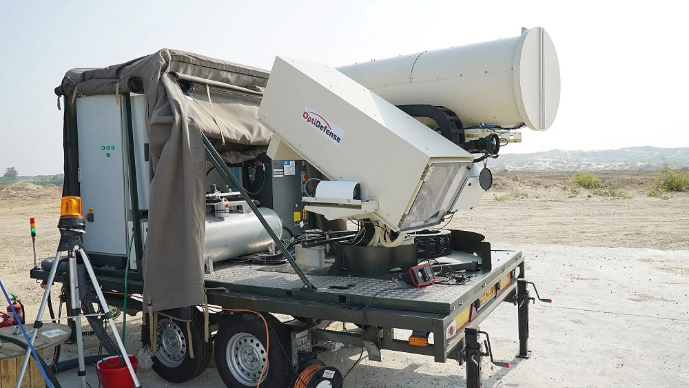 Israel's Light Blade laser-defense system. Credit: Israel Police.