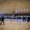 Travelers at Israel's Ben-Gurion International Airport on Jan. 4, 2022. Photo by Arie Leib Abrams/Flash90.
