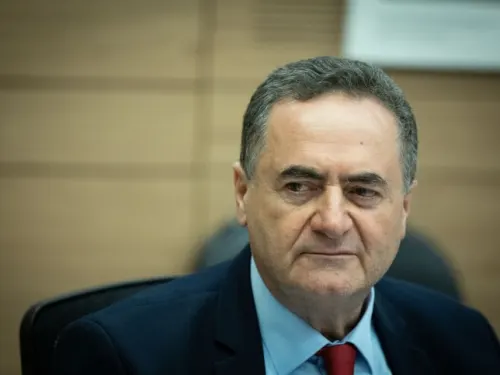 Then-Foreign Minister Israel Katz attends a Knesset meeting in Jerusalem, July 4, 2023. Photo by Yonatan Sindel/Flash90.