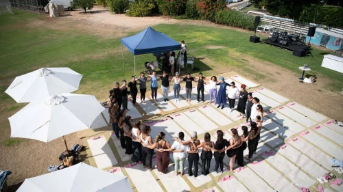 Spouses of IDF combat commanders participate in a support program meeting, part of the new “Sister on the Permanent Path” initiative led by Orna Zamir and the IDF Warrior Family Center, offering emotional, social and community resilience resources. Credit: IDF.