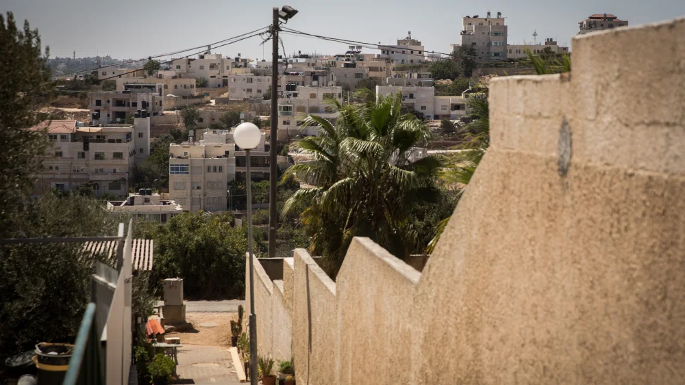 View of Hebron from Kiryat Arba, Sept. 11, 2016. Credit: Hadas Parush/Flash90.