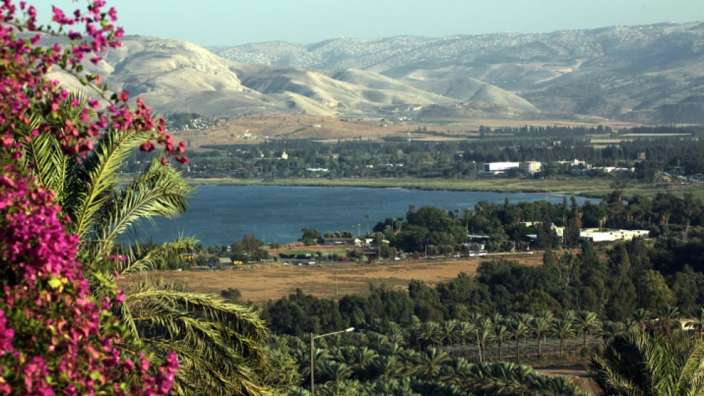 A view of the Sea of Galilee, known in Hebrew as the Kinneret, on Nov. 8, 2010. Photo by Yossi Zamir/Flash90.