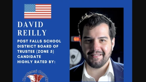 An Idaho Republican Party endorsement of school-board candidate David Reilly. Source: Screenshot.
