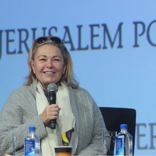 American actress and sitcom star Roseanne Barr, who says she would like to make aliya to Israel one day. Credit: Jerusalem Post.