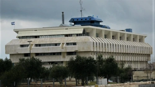 The Bank of Israel in Jerusalem. Credit: Ester Inbar via Wikimedia Commons.