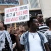 Eritrean Migrants Protest