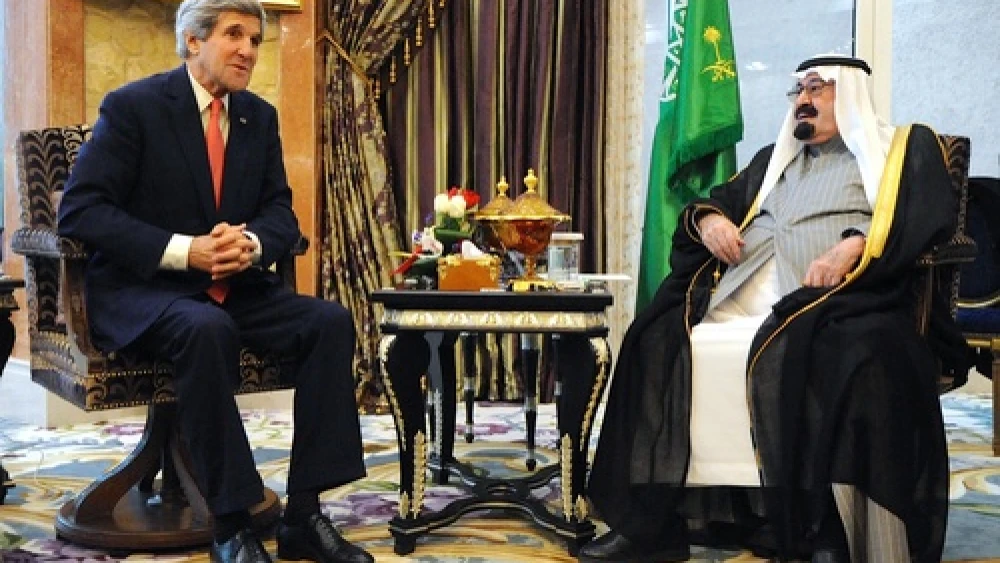 U.S. Secretary of State John Kerry meets with King Abdullah of Saudi Arabia on Jan. 5, 2014. Credit: U.S. State Department.