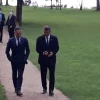Israeli Foreign Minister Gabi Ashkenazi (right) with German Foreign Minister Heiko Maas at the Liebermann Villa on the shores of Lake Wannsee in Berlin. Aug. 27, 2020. Source: Twitter/Gabi Ashkenazi.