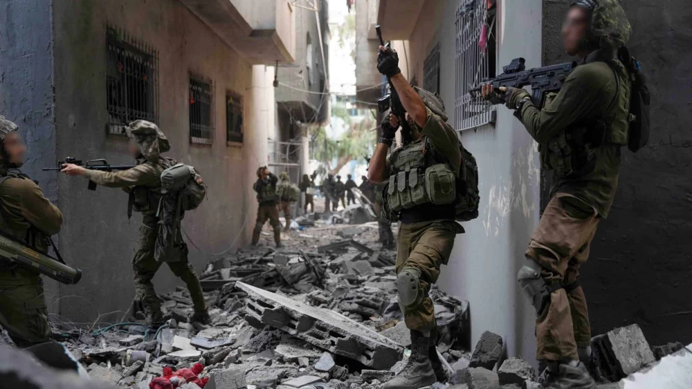 Israeli troops operating in the Hamas-ruled Gaza Strip, Nov. 29, 2023. Credit: IDF.