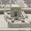 A model of the Second Temple at the Israel Museum in Jerusalem. Credit: Ariely via Wikimedia Commons.