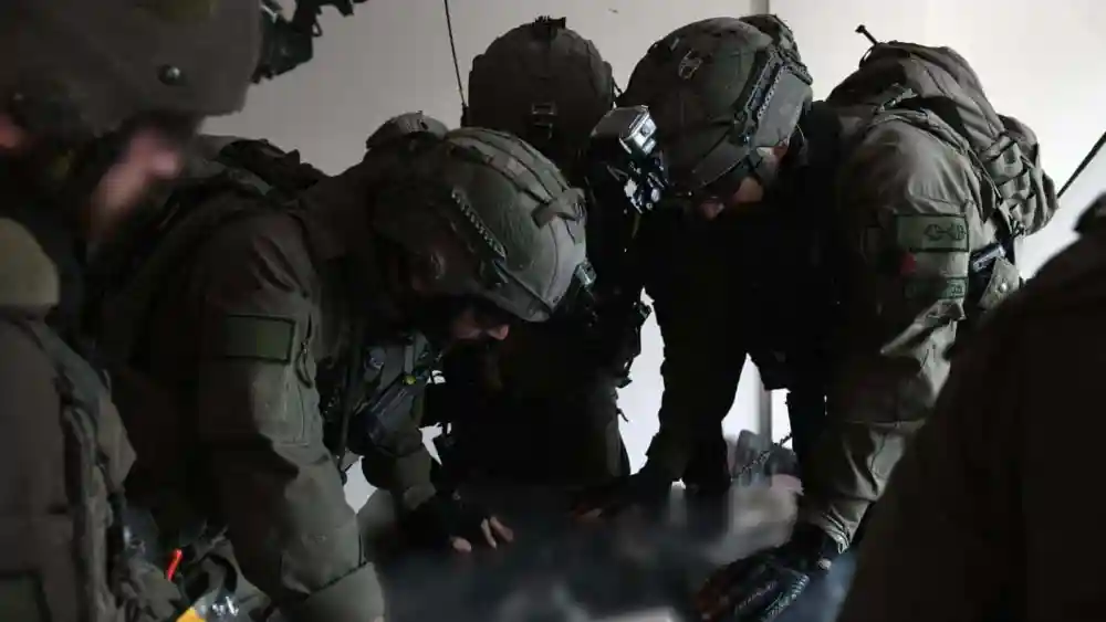 Israeli forces during Gaza ground operations, Jan. 9, 2024. Credit: IDF.