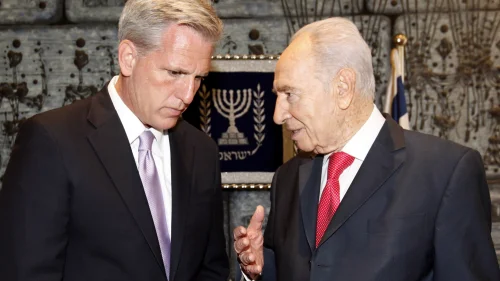 Shimon Peres, Kevin McCarthy