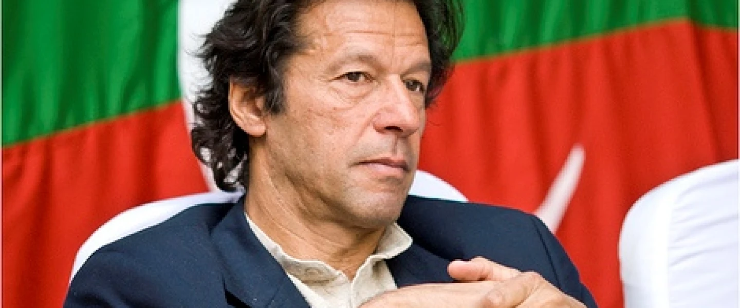 Imran Khan, the current prime minister of Pakistan and former captain of the Pakistan cricket team. Credit: Wikimedia Commons.