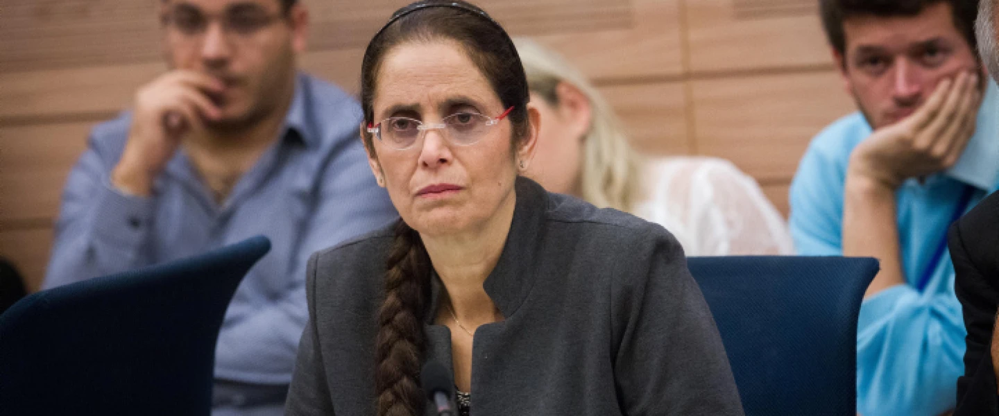 Likud Knesset member Anat Berko attends a Foreign Affairs and Security Committee meeting at the Israeli parliament in Jerusalem on Nov. 19, 2015. Photo by Miriam Alster/Flash90.