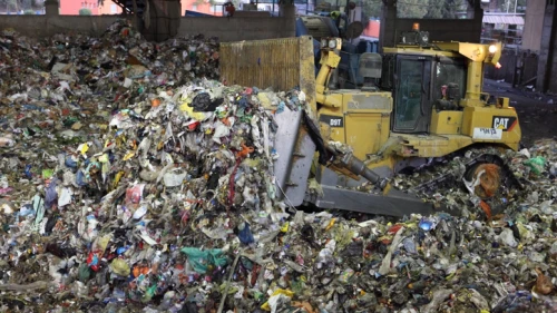 The Hiriya Landfill Restoration Project, located southeast of Tel Aviv. Photo by Yaakov Naumi/Flash90.