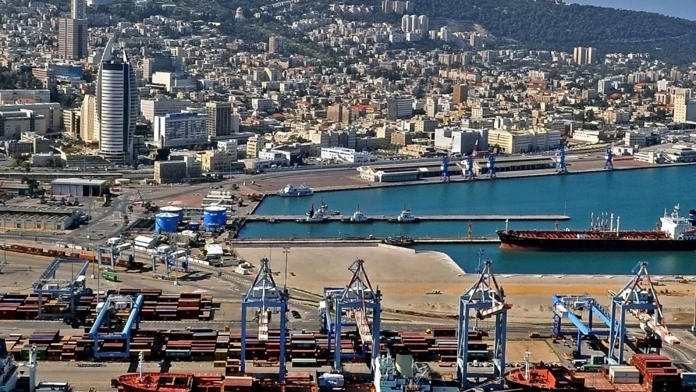 Haifa Port, 2018. Credit: Zvi Roger/Haifa Municipality.