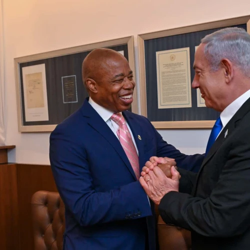 Eric Adams Benjamin Netanyahu