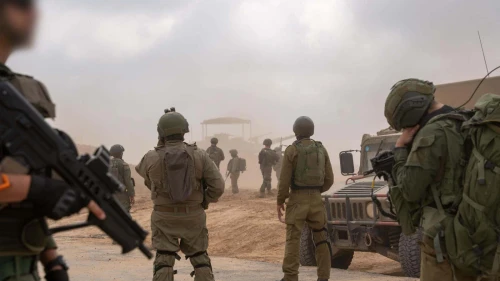 Israel Defense Forces soldiers in the Gaza Strip, March 19, 2025. Credit: IDF.