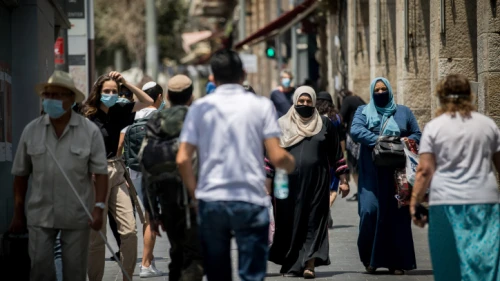 Jaffa Street in downtown Jerusalem on July 26, 2020. Photo by Yonatan Sindel/Flash90.