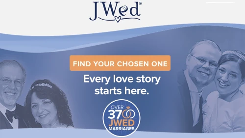 JWed, the leading online Jewish dating for marriage service for Jewish singles of all backgrounds, has recently transitioned to a fee-only service. Credit: Courtesy.