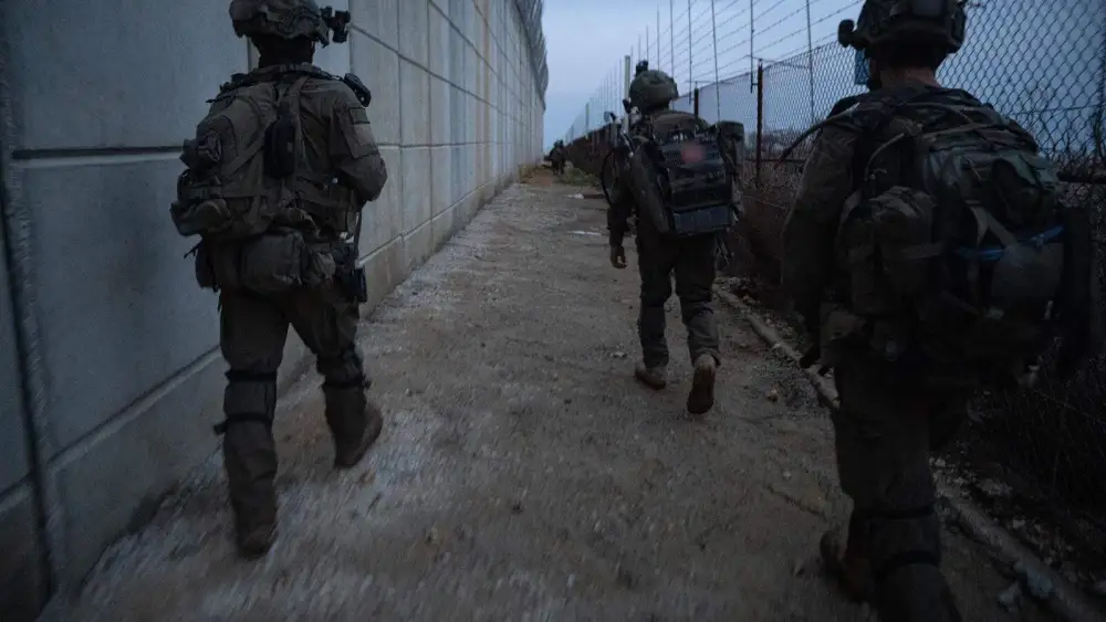 Israeli troops operate in Southern Lebanon to locate and dismantle Hezbollah weapons and observation posts, according to the military, Feb. 25, 2026. Credit: IDF