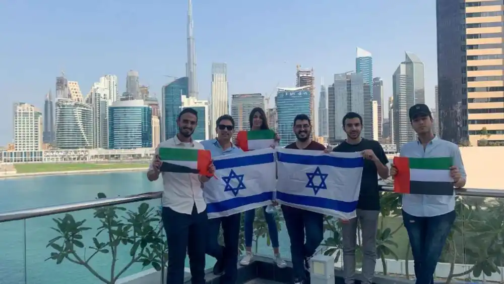 The Shillman Fellows of Israeli NGO Reservists on Duty during a recent visit to Dubai. Credit: Courtesy.