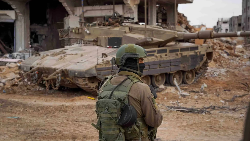 Israeli troops operating in the Hamas-ruled Gaza Strip, Dec. 1, 2023. Credit: IDF.