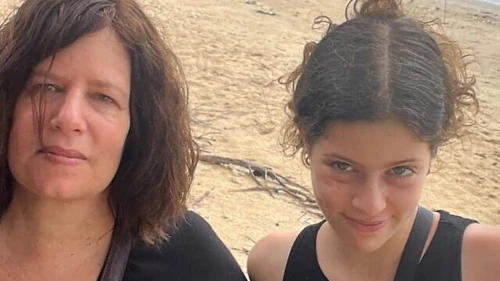 Hila Rotem Shoshani, 12, with her mother, Raya Rotem. Courtesy photo via TPS.