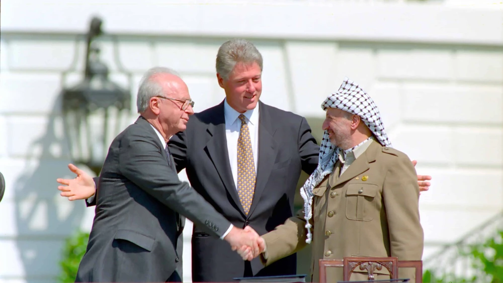Rabin, Clinton, Arafat