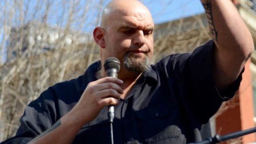 John Fetterman in 2016. Credit: Guillermo Romero via Wikimedia Commons.