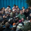 Friends and family members attend the funeral of 19-year-old Ori Ansbacher in the Jewish settlement of Tekoa on Feb. 8, 2019. The young woman was found dead last night in Ein Yael, in the outskirts of Jerusalem, in what police are suspecting is a rape and murder. Credit: Yonatan Sindel/Flash90.