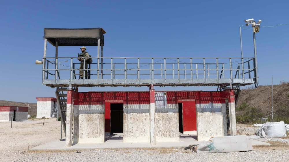 An Israeli soldier during an exercise at the Golani Division training base, Aug. 1, 2021. Photo by Olivier Fitoussi/Flash90.