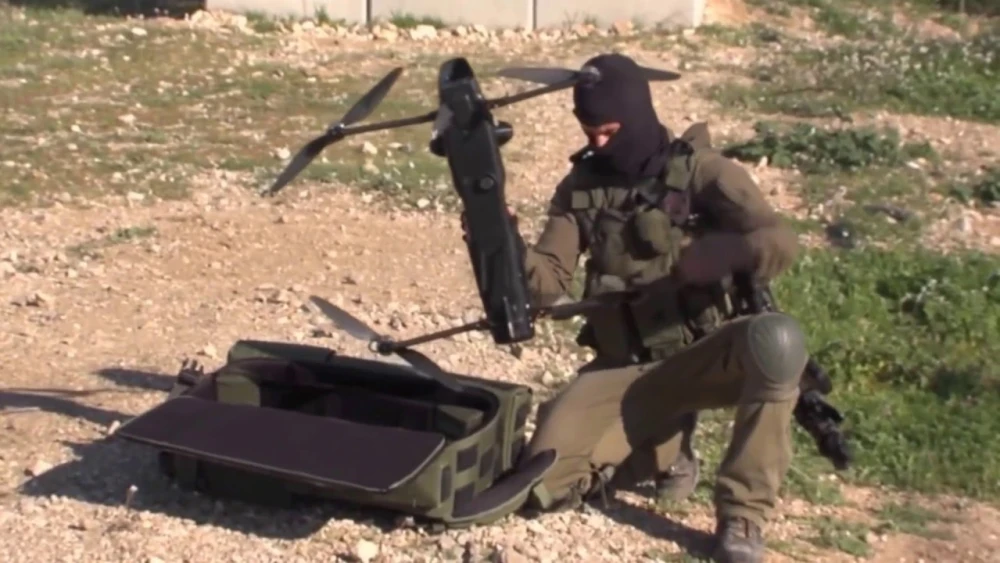 Israel Aerospace Industries’ “Rotem,” designed to carry out “suicide ‎missions” to ‎destroy enemy targets. Credit: YouTube.