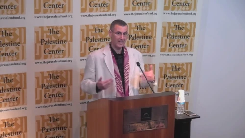 BDS movement co-founder Omar Barghouti. Source: YouTube Screenshot.