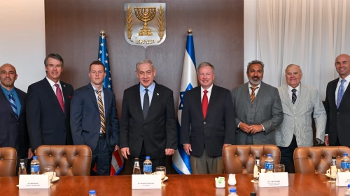 Israeli Prime Minister Benjamin Netanyahu hosts a bipartisan congressional delegation in Jerusalem, June 27, 2023. Photo by Kobi Gideon/GPO.