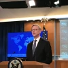 U.S. Special Representative for Iran Brian Hook announces U.S. sanctions against Iranian Brig. Gen. Hassan Shavapour on Jan. 17, 2020, at the U.S. State Department in Washington, D.C. Photo: Jackson Richman/JNS.