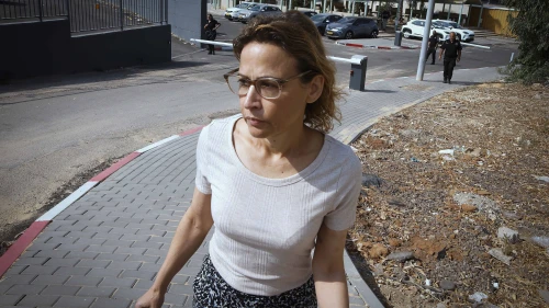 Former IDF Military Advocate Maj. Gen. Yifat Tomer-Yerushalmi leaves the Neve Tirtza Women’s Prison in Ramla for house arrest on Nov. 7, 2025. Credit: Flash90.