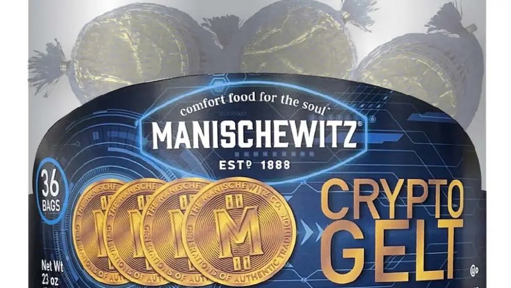 Manischewitz Crypto Gelt chocolate coins for the holidays.