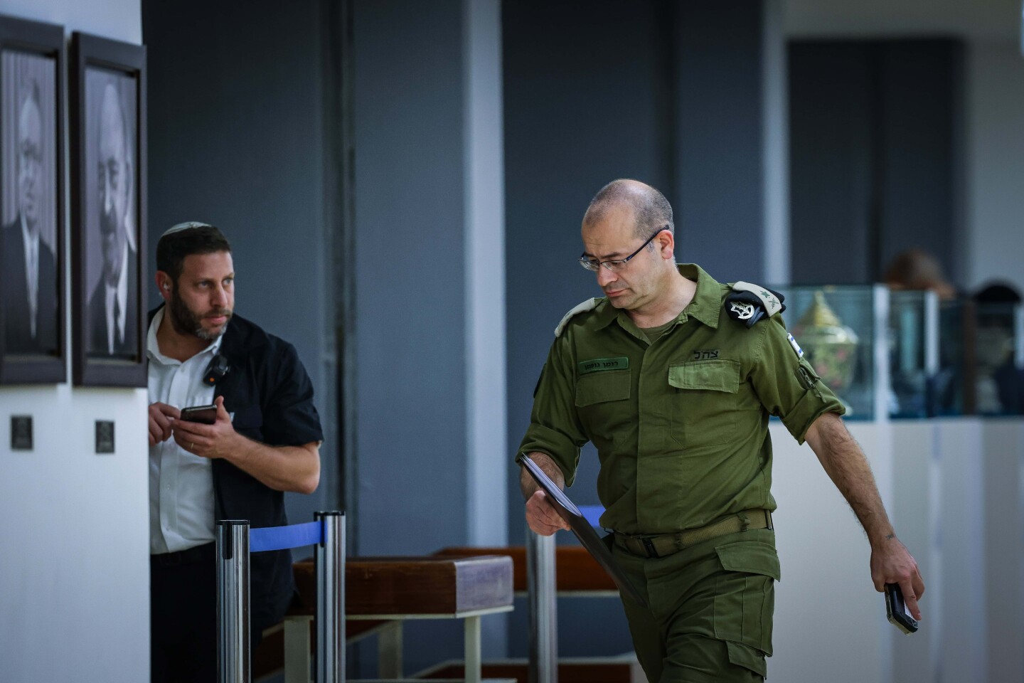 Roman Gofman, military secretary to Prime Minister Benjamin Netanyahu, at the Knesset in Jerusalem, Nov. 11, 2024. Photo by Chaim Goldberg/Flash90.