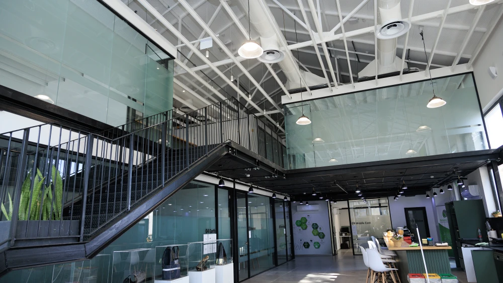 Start-up offices in Sderot, southern Israel, Jan. 2, 2024. Photo by Moshe Shai/FLASH90.