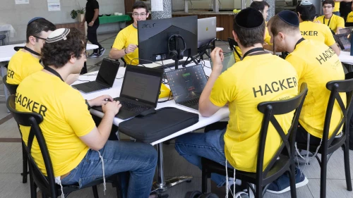 The Jerusalem College of Technology's 8th annual Great Minds Hackathon. Photo courtesy of JCT.