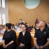 Lara Alqasem, a 22-year-old graduate student an active BDS supporter while at the University of Florida, arrives to the courtroom at the Supreme Court in Jerusalem on Oct. 17, 2018. Photo by Miriam Alster/Flash90.