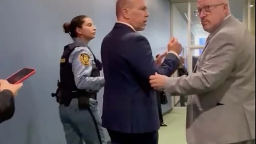 Ambassador Gilad Erdan detained