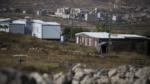 The Jewish outpost of Amona in the West Bank. Credit: Hadas Parush/Flash90.