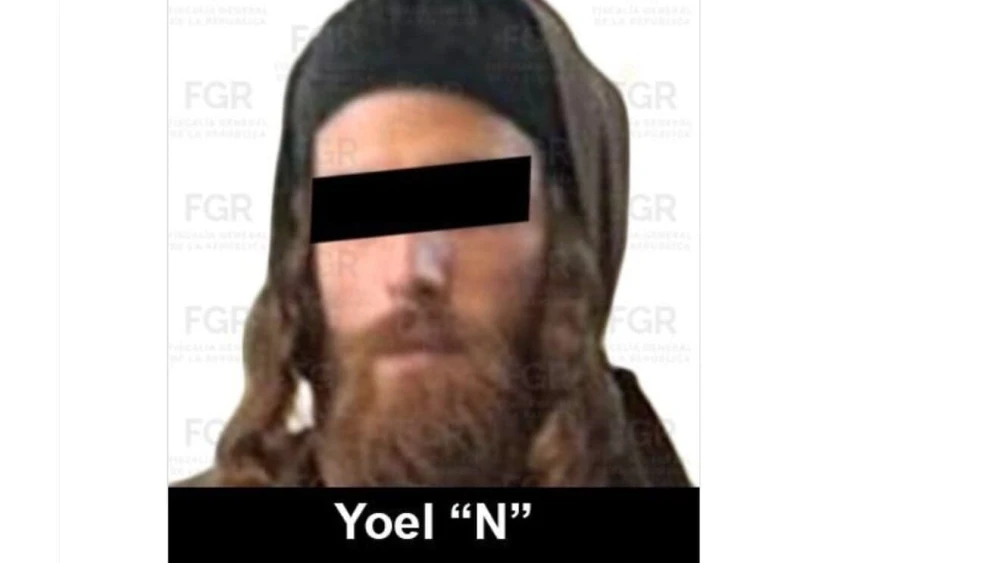 A photo of Yoel Alter published by the Attorney General's Office of Mexico on Dec. 26, 2025. Credit: FGR.