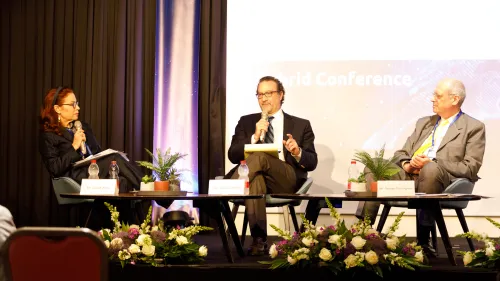 A panel discussion at the “U.S.-China Competition: Meet the Middle East” conference in Tel Aviv, Dec. 8, 2022. Photo by Dalia Nava/SIGNAL.