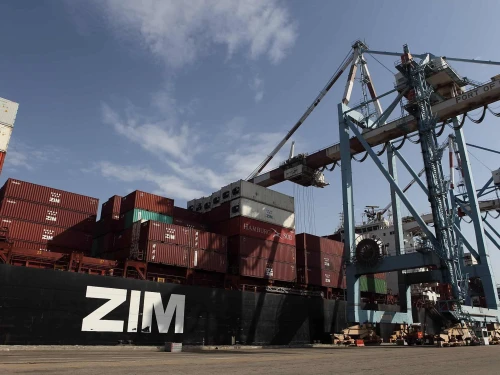 Shipping containers at Haifa Port, Nov 14, 2011. Photo by Yaakov Naumi/Flash90.