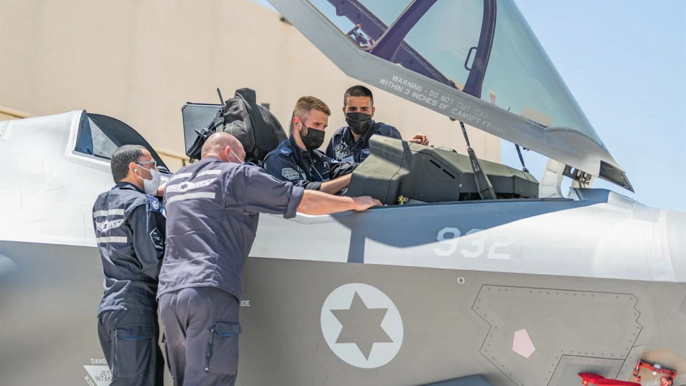 The F-35, a stealth aircraft, brings many new aspects in its technical and network abilities in terms of synchronization, command and control, and building [an operational] control picture in a big way. Credit: IDF Spokesperson's Unit.