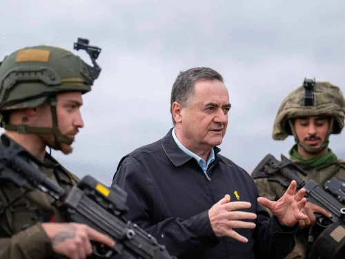 Defense Minister Israel Katz visits an IDF post in Southern Lebanon, Dec. 22, 2024. Photo by Ariel Hermoni/Ministry of Defense.